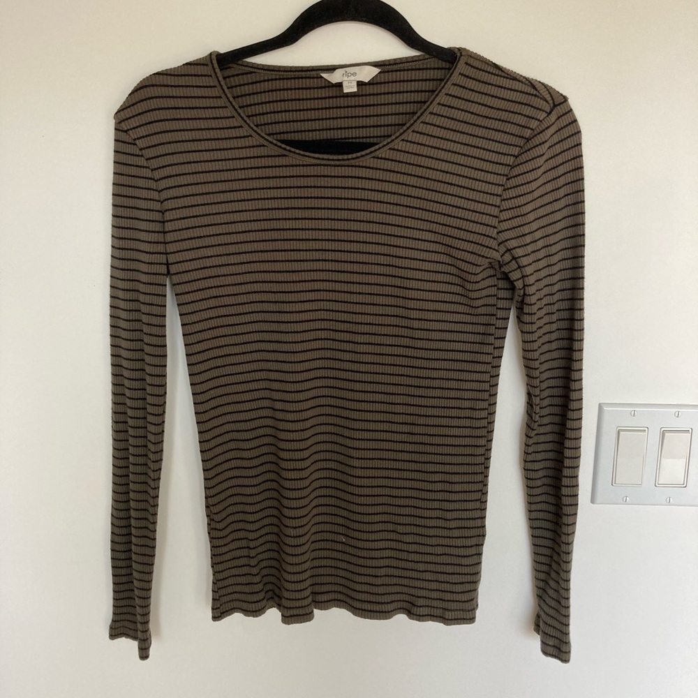 Ripe Long sleeve ribbed shirt